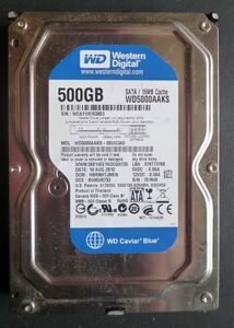 ■ジャンク■Western Digital■500GB■SATA/16MB■ 