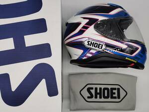 SHOEI ショウエイ Z-7 VALKYRIE ゼット-セブン ヴァルキリー Z7 BLUE/WHITE フルフェイスヘルメット Mサイズ