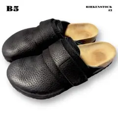 希少品！ BIRKENSTOCK サンダル ブラック レザー 42 27.0cm