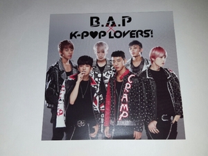 【超貴重!!】B.A.P★Warrior タワレコ先着購入特典 リーフレット