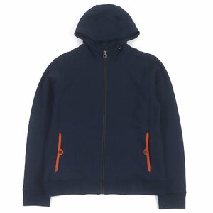 未使用品□HERMES エルメス 24AW H800742E 03S エルメス・フィット セリエボタン ジップパーカー M イタリア製 正規品 定価167200円