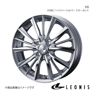 LEONIS/VX デミオ DE系 純正タイヤサイズ(205/40-17) アルミホイール4本セット【17×7.0J 4-100 INSET45 HSMC】0033255×4