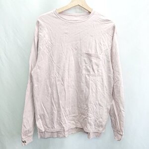 ◇ Θ EUROKENVY 長袖 ロングTシャツ サイズM ピンク系 メンズ E