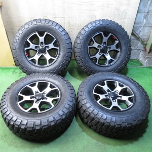 *送料無料*綺麗★ジープ ラングラーアンリミテッド ルビコン 純正 255/75R17 BFグッドリッチ Mud-Terrain T/A KM2 PCD127/5H★4031902クノ