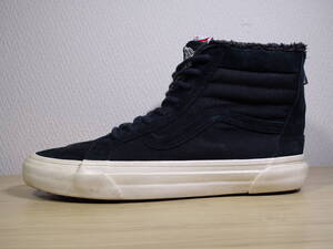 ◇ VANS バンズ SK8-HI ZIP スケートハイ ジップ SCOTCHGARD 3M スコッチガード【721278】◇ 26.5cm スニーカー ブラック