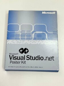 2YXS1829★現状品★Microsoft Visual Studio.net Poster Kit (Visual Basic.net Standa Version 2003) プロダクトキー有り