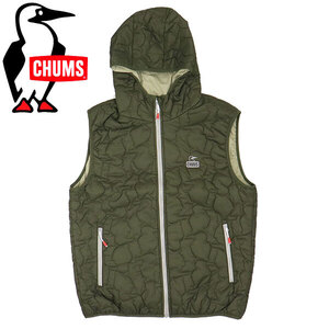 CHUMS (チャムス) CH04-1416 Booby Stitch Padded Vest ブービーステッチパテッドベスト CMS158 M032Olive M