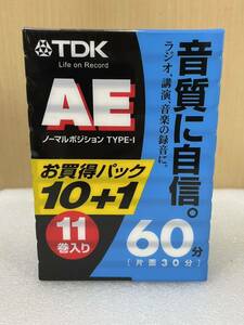 RM7810 AE-60X11G TDK ノーマルカセットテープ 11巻 0516