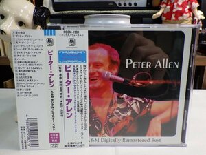 角7｜極美品！★ CD / w/OBI / AOR ★PETER ALLEN（ピーター・アレン）「A&M DIGITALLY REMASTERED BEST」