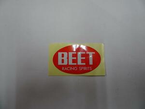 当時物 BEETレーシングステッカー 長期保管の為少し日焼けあり 送料定形外84円