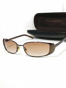 1円【良品/箱付】GUCCI　グッチ　サングラス　GG2658/S ブラウン系レンズ　ユニセックス