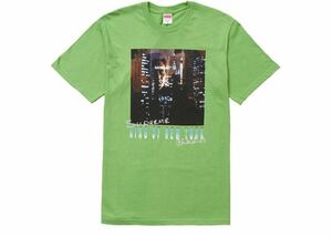 新品 正規 Supreme シュプリーム Christopher Walken King Of New York Tee L Tシャツ ムービー 映画 クリストファー ウォーケン グリーン 