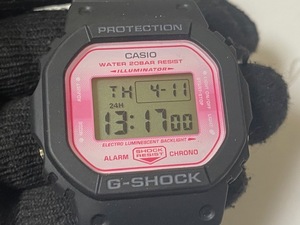 カシオ CASIO Gショック G-SHOCK SAKURASTORM サクラストームシリーズ 桜 DW-5600TCB-1JR 展示未使用品