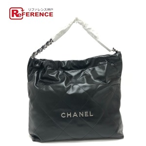 未使用 CHANEL シャネル AS3261 CHANEL22 チェーン ショルダーバック カバン バック ショルダーバッグ ブラック レディース【中古】