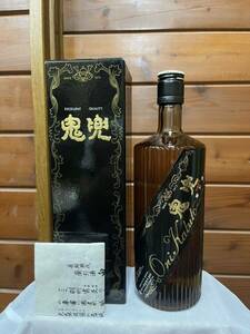 【希少/美品/未開栓/箱付/冊子付】十四代 鬼兜 720ml 旧ボトル 40度 Oni Kabuto 蘭引酒 米焼酎 四合瓶 山形 高木酒造