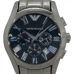 EMPORIOARMANI(アルマーニ) 腕時計 AR-0673 メンズ クロノグラフ 黒