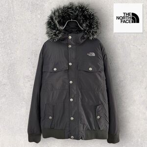 ノースフェイス　ハイベント　ファー付きダウンジャケット　550フィル　メンズXL THE NORTH FACE