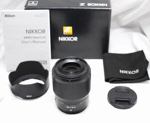 【新品級の超美品】Nikon ニコン NIKKOR Z 50mm F1.8 S