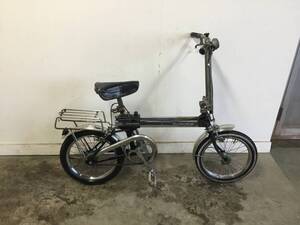 △ 岐阜発/ フジ/ FUJI CYCLE PATENT PENDING/ 小径自転車/ 16インチ/ 伸縮/ 走行確認/ 自転車/ サビあり/ 現状品/管s1.2/ R6.12/21 △