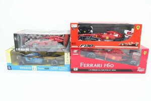 35MS●ラジコン 4点セット MjxR/C フェラーリ 1/10 Ferrari8232 1/14 4ch BIGラジコン 1/12 RENAULT F1 Team RASTAR F138 ジャンク