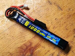 SFA 7.4v 1200mAh 2セル LiPoバッテリー ミニコネクタ(ミニT/T型)