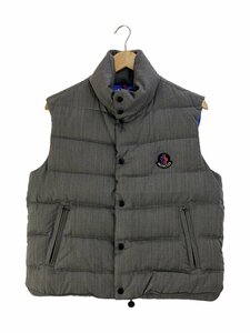 MONCLER◆BEAMS別注/ダウンベスト/1/ウール/GRY/無地/920-091-43308-50//