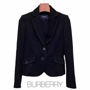 Burberry, バーバリー, ブラック ,ジャケット ,テーラードジャケット ,古着, 36サイズ