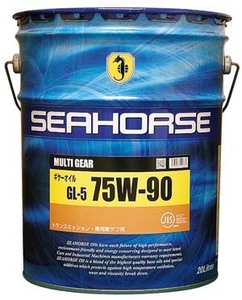 全国送料無料　SEAHORSE　シーホース　マルチギヤ　７５Ｗ－９０　GL-5　20L　部分合成油