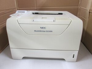 ◎ 中古レーザープリンタ【NEC MultiWriter 5220Ｎ】トナー/ドラムなし◎2410111