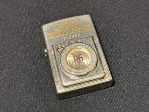 ※24266 美品 ZIPPO 65周年anniversary タイムライト No.0492 SILVER 時計付き 限定品 個人保管 火花OK 