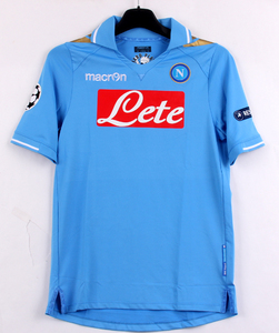 11-12 ナポリ NAPOLI(H)#17 マレク・ハムシーク HAMSIK 半袖 MACRON UEFA CL仕様 S