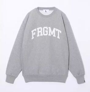 グレーS FRAGMENT UNIVERSITY crewneck クルーネック フラグメント