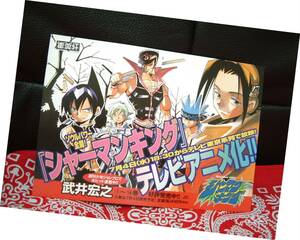 ◆非売品　シャーマンキング　武井宏之　店頭　宣伝　POP　カード　書店向け　企業物　ノベルティ