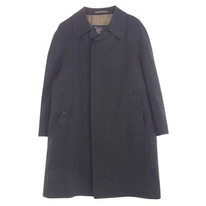 BURBERRY バーバリー WW050-995-06 Burberrys 三陽商会タグ ウィンドウペン チェック ウール バルマカーンコート M【中古】