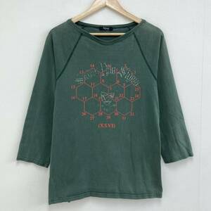 UNDERCOVER 2011SS UNDER MAN ラグラン カットソー グリーン 緑 3サイズ アンダーカバー 7分袖 Tシャツ Tee archive 3100242