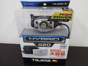 未使用 Tajima タジマ LEDヘッドライト LE-E421D-SP LEDヘッドライト E421D セット 激安１円スタート