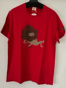 L 赤 赤色 Ｌサイズ メンズTシャツ 半袖 Tシャツ キャラTシャツ 新品未使用品 送料無料 ユニセックス 男女兼用 おもしろTシャツ 綿Ｔシャツ