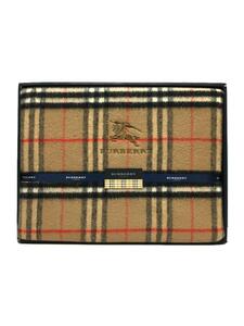 BURBERRY LONDON◆ノバチェック/ウール100％/140×200/BB001/FST150 1150/寝具/BRW