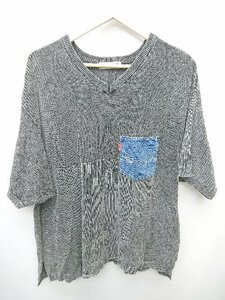 ◇ RODEO CROWNS ロデオクラウンズ 半袖 Tシャツ カットソー サイズFREE ダークグレー レディース P