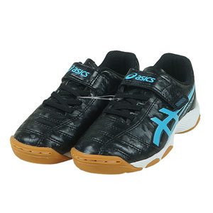 サッカー トレーニングシューズ インドア 17.0cm 17センチ ジュニア キッズ アシックス asics JUNIOLE 5 IN ベルクロ ブラック 24674