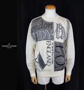 ■■＜新品：タグ付属＞ ハーディエイミス＜HARDY AMIES＞ spring summer crew neck セーター＜M＞ ■■