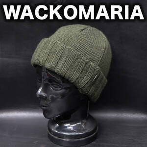 WACKOMARIA ワッチキャップ ダブルワッチ ニット帽 ビーニー ニットキャップ 帽子 ダブルウォール ワコマリア オリーブ GUILTY PARTIES