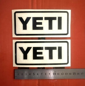 アウトドア　 キャンプ　 イエティ　 YETI　 切り文字ステッカー　 カッティングステッカー　 防水仕様　 ドレスアップ　 カスタム