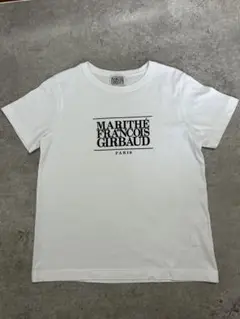 MARITHE&FRANCOIS GIRBAUD ロゴTシャツ　ジルボー　白