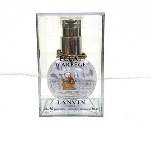 【5818..1】１円スタート！ LANVIN ランバン エクラドゥアルページュ 香水 オードパルファム EDP 30ml レディース フレグランス フランス製