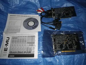 Creative Professional E-MU 0404 EM8850 サウンドカード　2枚 PCI Windows 