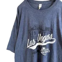 送料無料 Las Vegas ラスベガス　M&O Tシャツ　濃いグレー　2XL