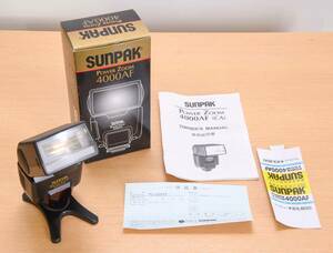 SUNPAK サンパック POWER ZOOM 4000AF パワーズーム Canon キャノンAF用 新品