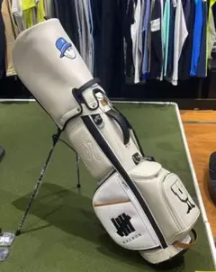 マルボン ゴルフ キャディバッグ malbon GOLF 白色 セルフスタンド