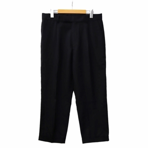 ワコマリア WACKO MARIA PLEATED TROUSERS(TYPE-2) トラウザー スラックスパンツ L BLACK(ブラック) メンズ